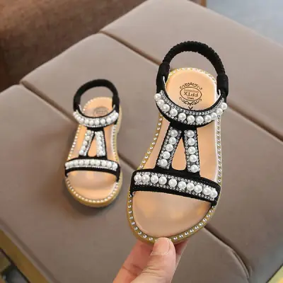 Girls' Pearl Party Sandals