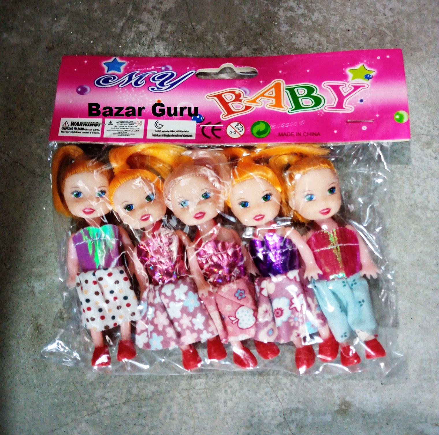 Doll Toy 5 Pcs Set