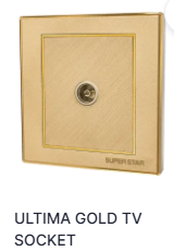 Super Star Ultima Glod Gang TV Socket